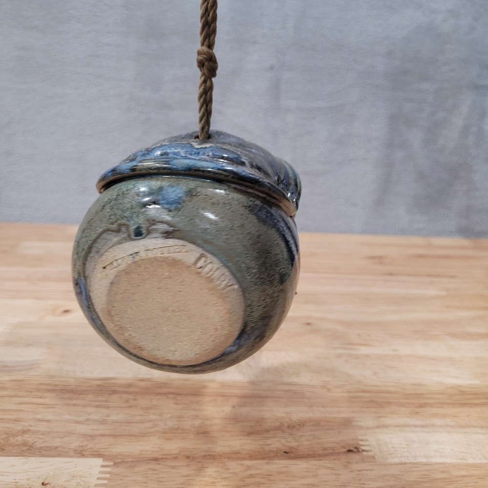 Pottery Bird Feeder or Planter‎ Village Potter Colby Handmade - Picture 3 of 14